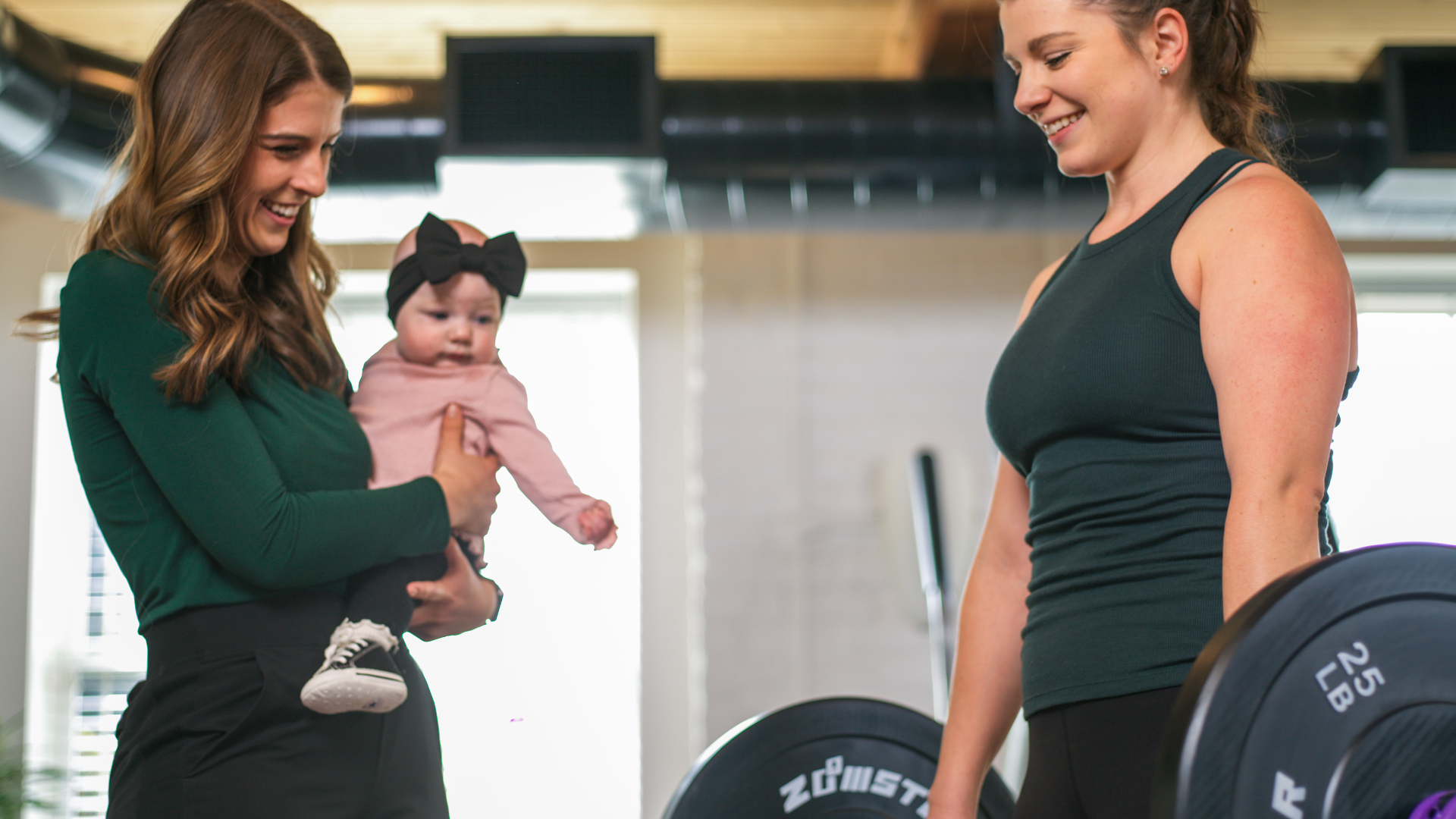 A woman in Winston Salem receiving postpartum recovery care at Taylor PT and Wellness