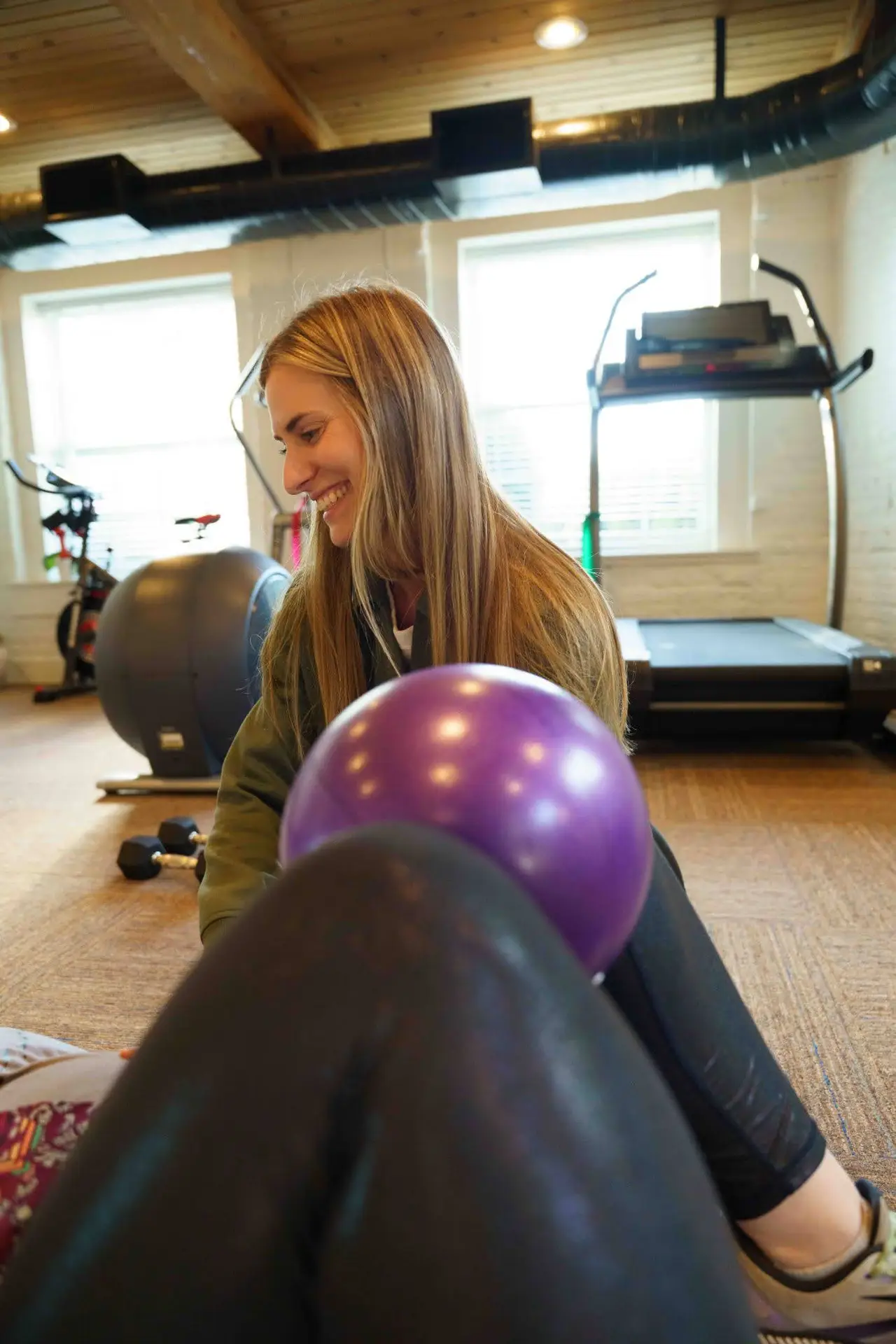 pelvic health occupational therapist providing manual therapy to support pelvic floor function and pain relief